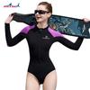 Combinaison intégrale DIVE&SAIL 2 mm pour femme, pour la plongée avec tuba et le surf, avec protection solaire et contre les méduses