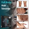 Rechargeable Smart Digital Display Men's Electric Shaver with Ceramic Blades for Whole Body