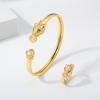 Specially Designed for K Crystal Zircon Leopard Bracelet Light Luxury Leopard Print Fashion