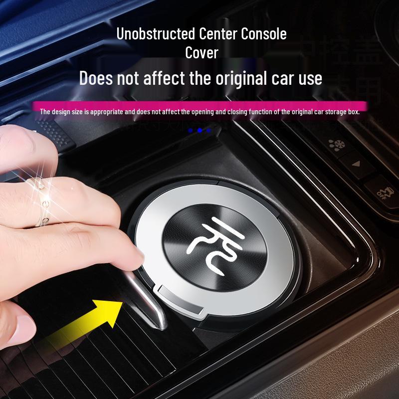 Multifunctional Ceramic Liner Car Ashtray for BYD Yuan EV/Pro/Plus - Ideal for Car and Home Use