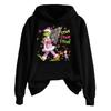 Women's Fashionable Casual Long-Sleeved Hooded Printed Sweatshirt