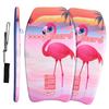 Wham-O Set med 2 Bodyboards 83,8 cm Bodyboard med handledsrem för barn 8+ – Rosa flamingo