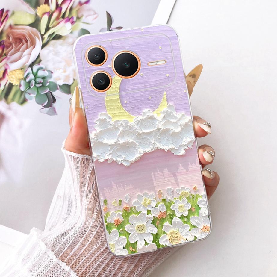 For Honor Power 2 5G Case SER-AN00 Luxury Girl Peacock Painted Cover Soft Slim Phone Case For Honor Power Power2 5G Fundas Coque