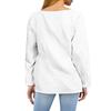 Women's Loose Cotton And Linen Retro Printed Round Neck Long Sleeved Fashionable Top