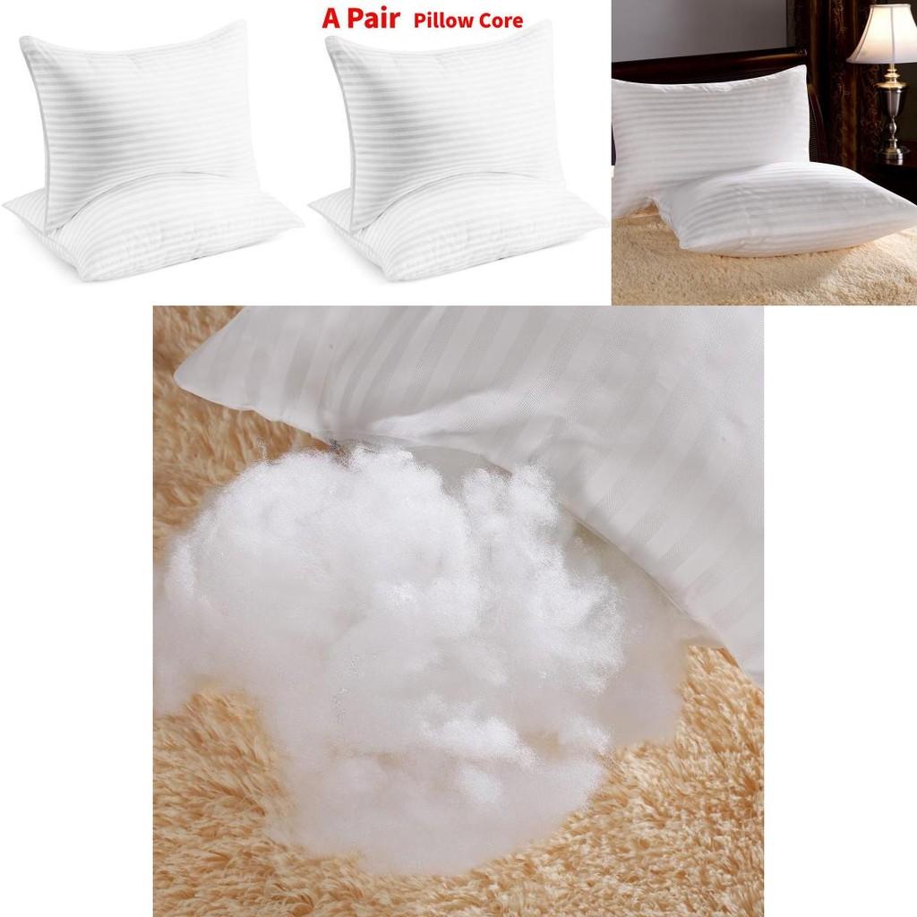 Hotel Pillow Insert With Polyester Fiber Filling For Adult Single Use In White