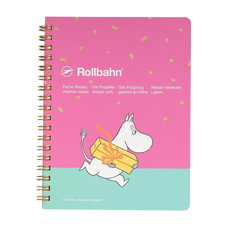 

Delfonics Moomin Rollbahn Pocket Memo L Подарок из Мумин-дола (розовый)