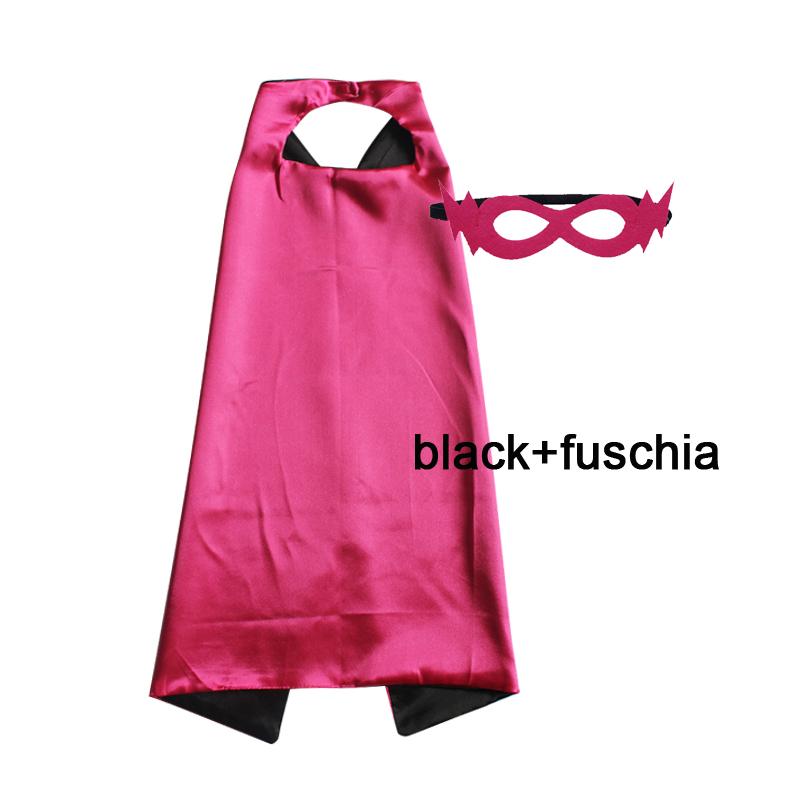 Kids Superhero Capes Plain Satin Solid Capes Boys Girls Birthday Party Favor Anime Cosplay