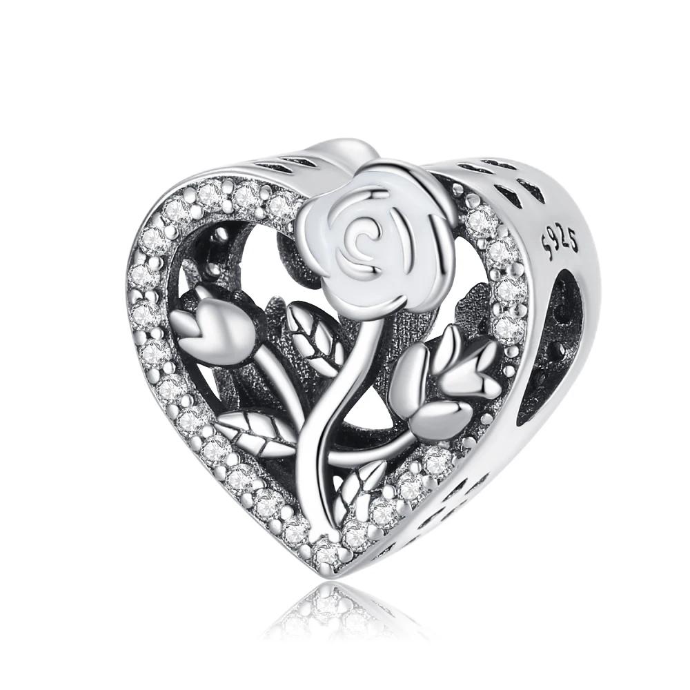 Originalair Balloon Flowers Hearts Envelope Beads Fit Bracelet Delicacycopper Women Jewelry Diy Girlfriend'S Fine Gift