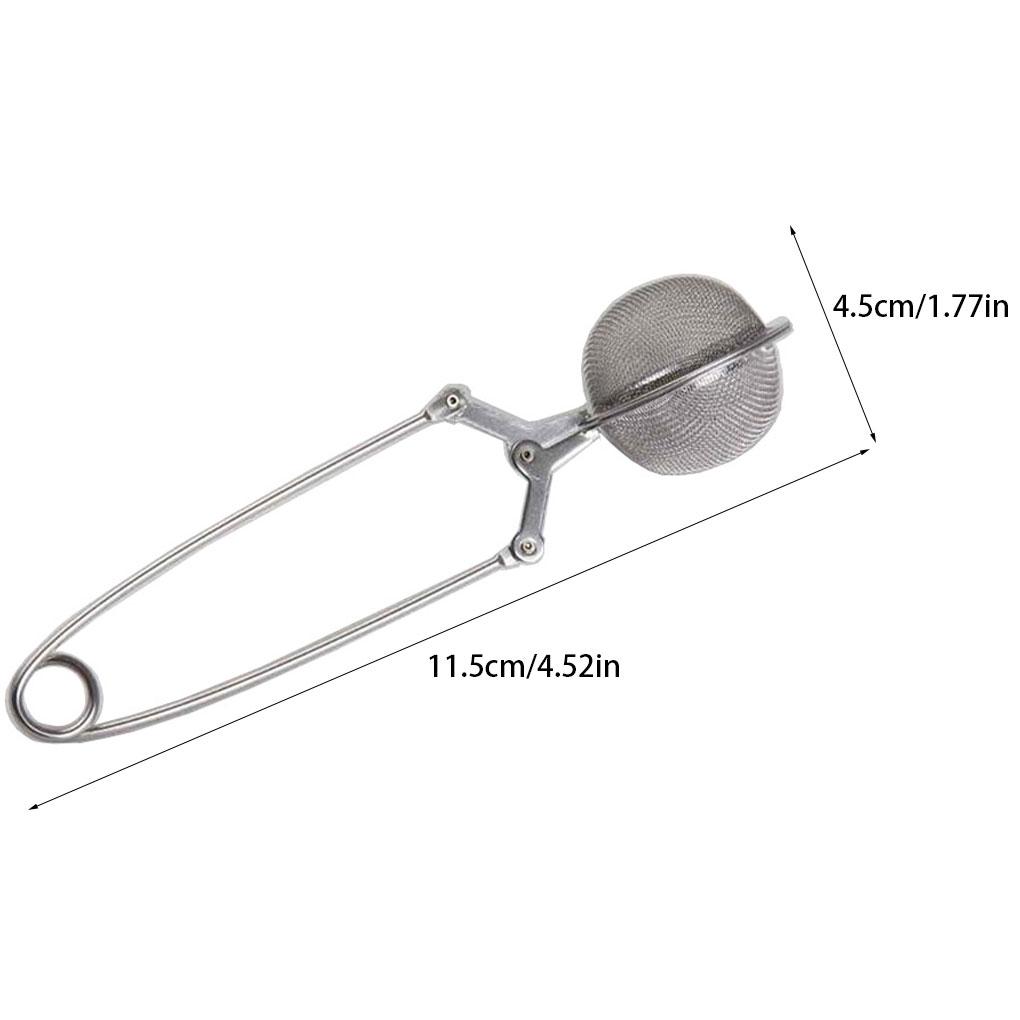 Stainless Steel Tea Infuser Refillable Loose Leaf Strainer Tealeaf Filter Beverage Spice Bag Kitchen Cafe Accessories