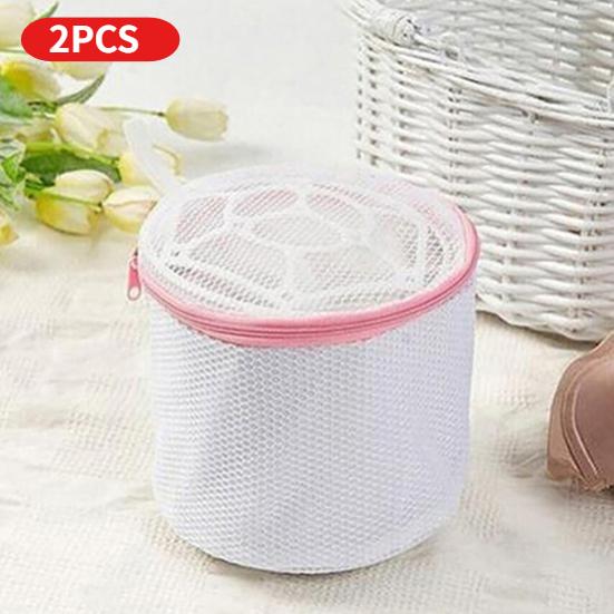 

Washing Machine Clothes Underwear Zipper Closure Laundry Mesh Net Pouch Bag 15cm*16cm