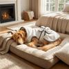 Absorbent Dog Bath Robe Coral Fleece Dog Bath Towel Pet Supplies Pet Bathrobe Towel  Indoor Outdoor