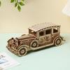 3D Wooden Puzzles Vintage Car Models Wooden DIY Crafts Creative Jigsaw Self Assembly Toys for Kids Adults Birthday Gifts
