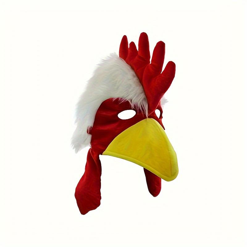 Bigs Novelties Volwassen Grappige Pluche Dierenmuts Vogel Thema Hoofddeksel Evenementen Hilarisch Kostuum voor Mannen, Vrouwen One Size geel