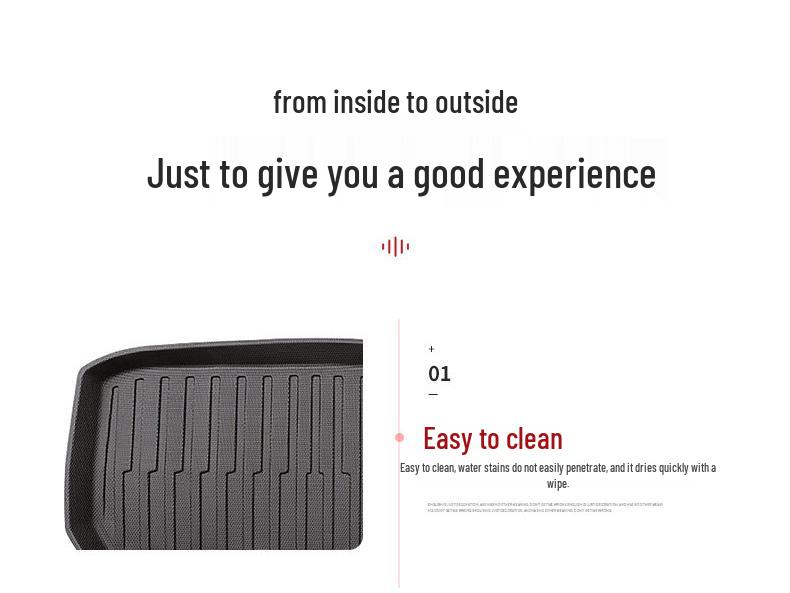 Tesla Model 3 TPE Rice Grain Floor Mats – Protective Kit for Car Modification