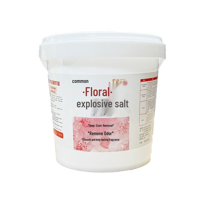 Floral Fragrance Yellowing Remover: Multi-Purpose Stain Remover & Color-Safe Bleach Powder for Laundry