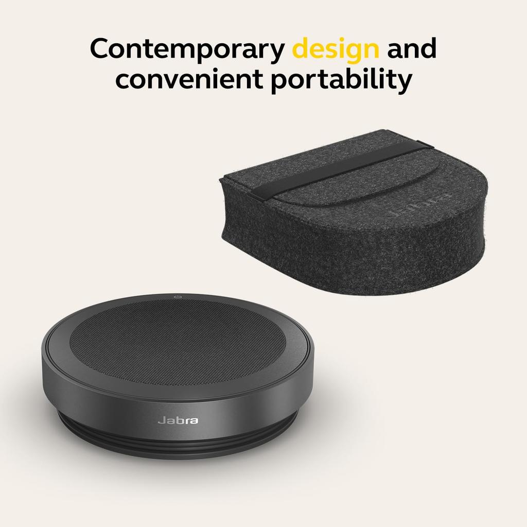 Jabra Speak2 75 Link 380a Speakerphone with USB-A Dongle [] Top-of-the-line Conference Microphone Speaker with Noise-canceling Functionality, Wired