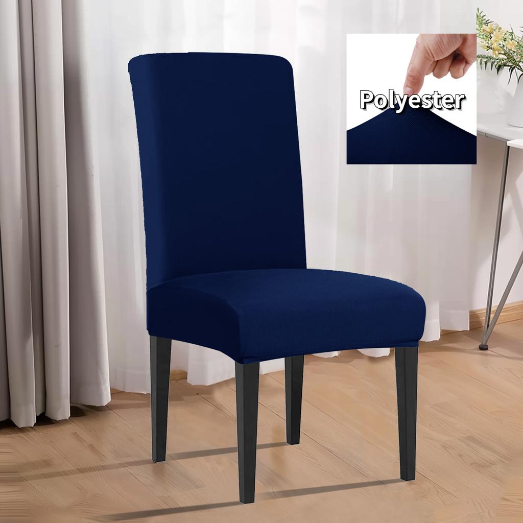 Dining Room Chair Protector Slipcovers Set of 4/8 Stretch Removable Washable Seat Cover for Kitchen Home Decoration Chair Cover