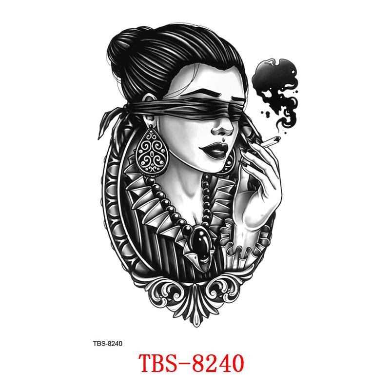 Waterproof Tattoo Sticker, Totem Character Tattoo Sticker Tattoo