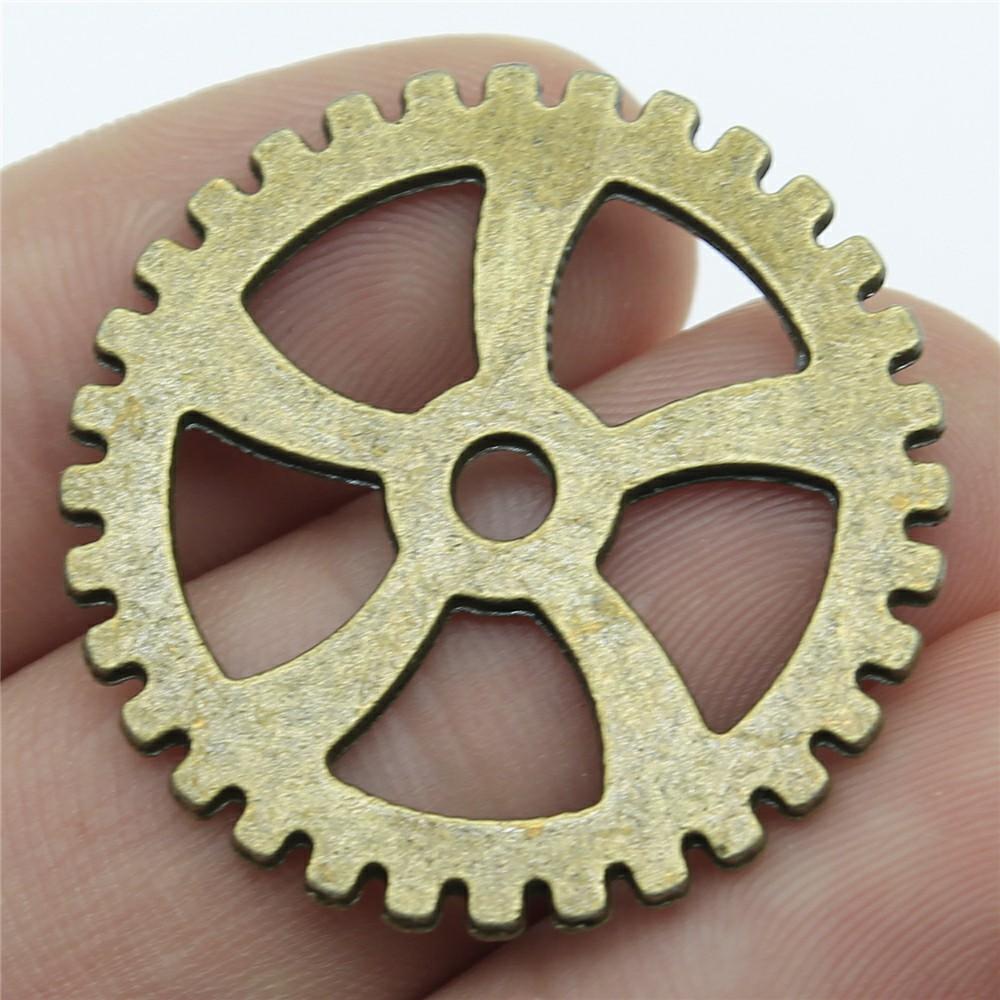 10pcs Big Size Alloy Charm Mechanical Steampunk Cogs & Gears Diy Accessories For DIY Jewelry Making