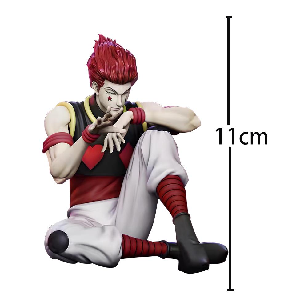 H×H Anime Figure Gon Freecss Killua Zoldyck Action Figure sitting pose Anime Hisoka Figure Statue Car Ornaments PVC Model Toys