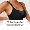 Zeriluna Breathable Mesh Wire-free Sexy Bra - Soft, Comfortable, Gentle Support, Skin-friendly.