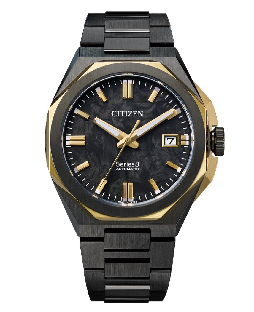 Мужские механические часы CITIZEN Series 8 с магнитозащитой, диаметр циферблата 39,3 мм, модель NB6086-54E