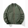 Giacca Bomber Primaverile da Uomo Casual con Tasca con Cerniera