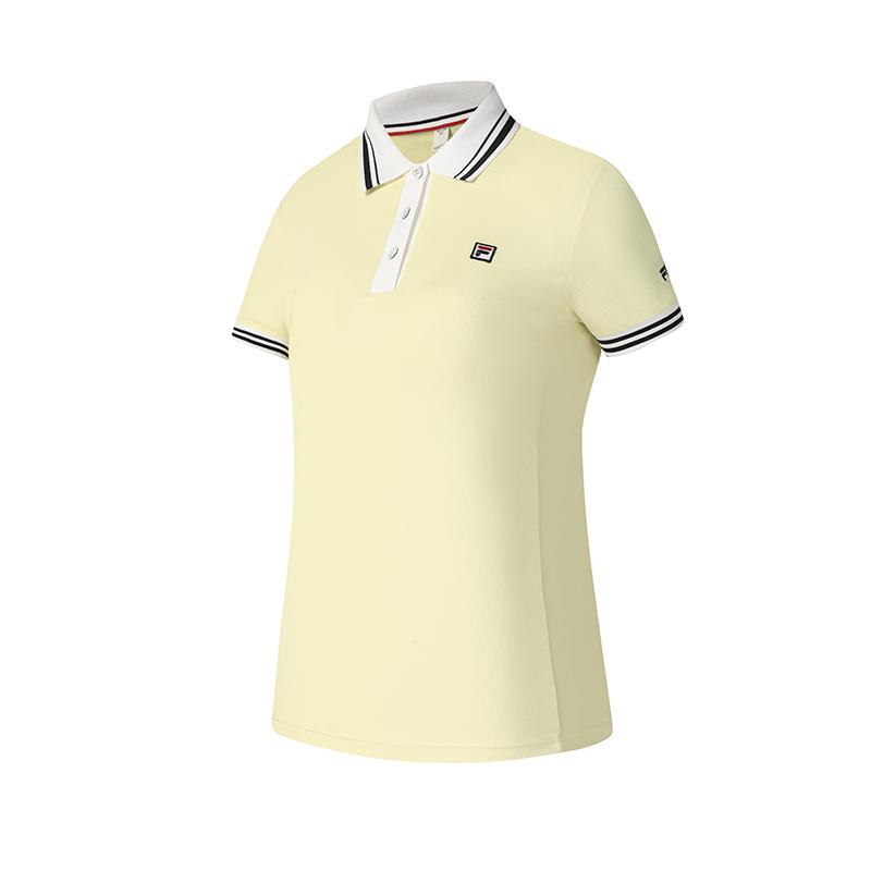 

Fila Теннисная серия Модный Универсальный Повседневный Простой Спортивный Трикотажный Поло с коротким рукавом Женские топы Флуоресцентно-зеленый A11W523109F-LG