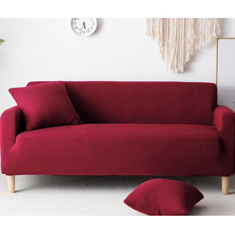 Thickened Sofa Cover All-inclusive Universal Elastic Fabric Sofa Cover Full Cover Four Seasons Armrest Sofa Cushion Simple and Universal
