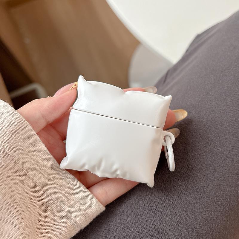 For AirPods Pro2 4 3 2 1 Pro Earphone Case 3D Colorful Pillow Silicone Protective With Pendant Headphone Box Cover