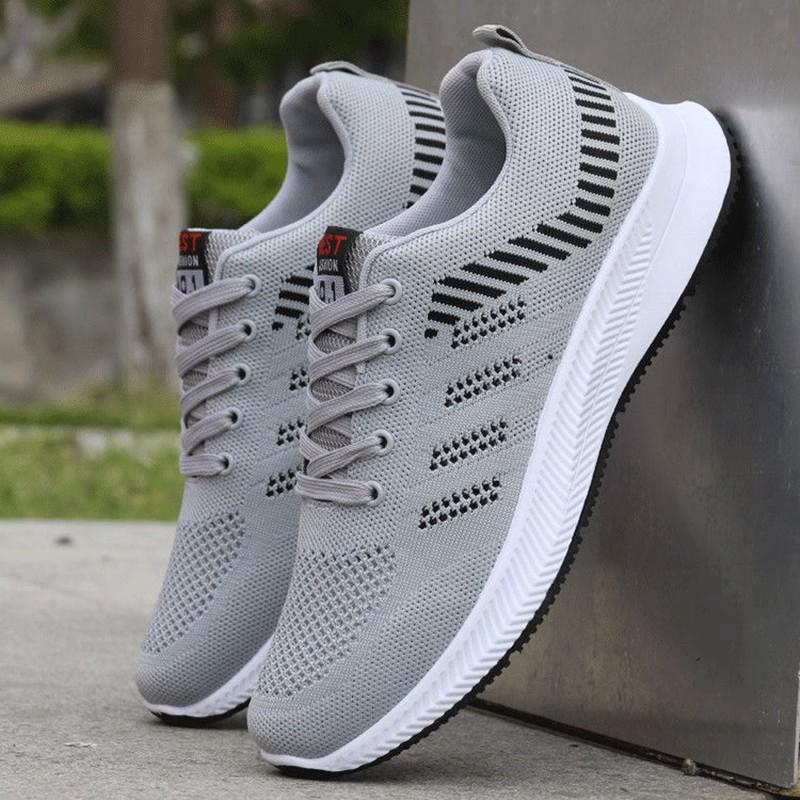 Men's Breathable Spring & Autumn Casual Sport Shoes: Versatile Woven Collection