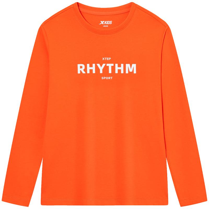 XTEP Kids  Basic Cotton English Logo T-Shirt 130