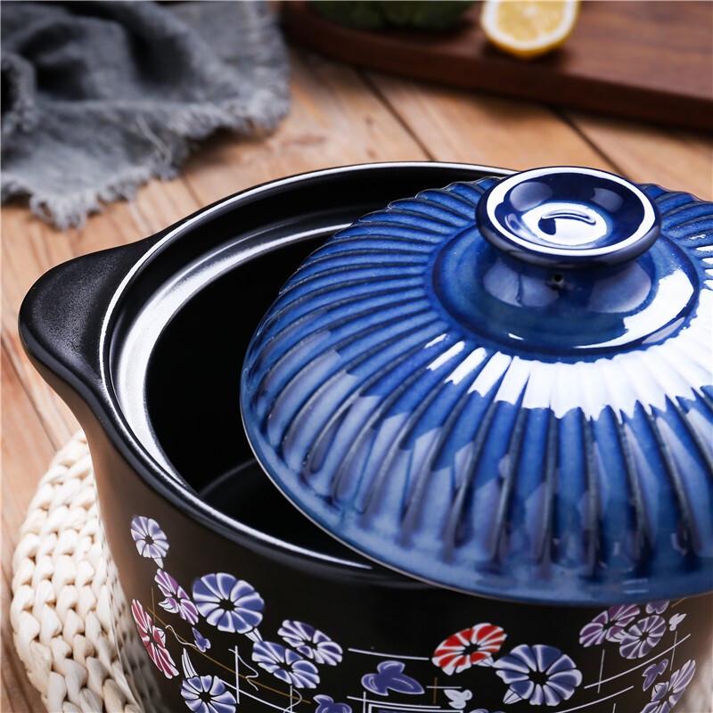 Weidou Cobalt Blue Health Pot