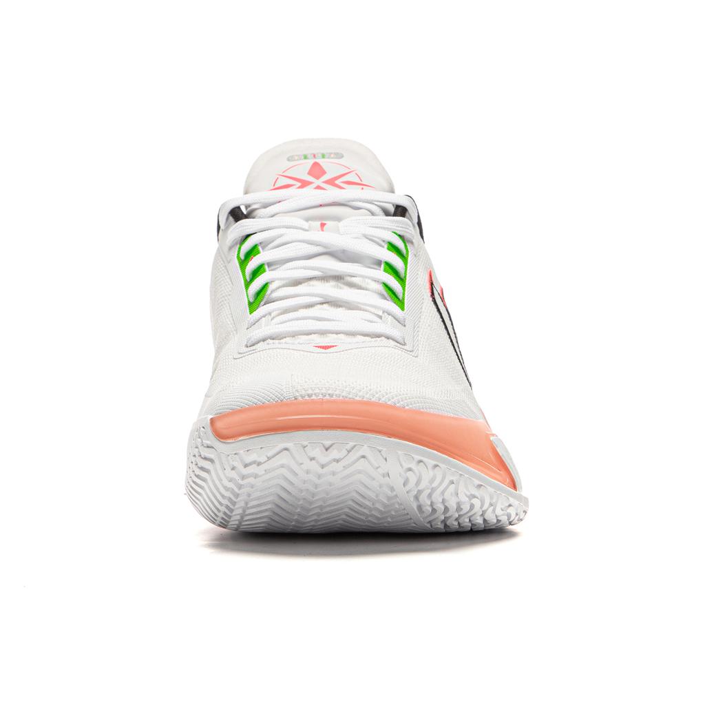 Li Ning Blade 5 Slip Resistant Coverage Lightweight Rebound Low Top Basketball Shoes Men's Pink White ABAU101-4