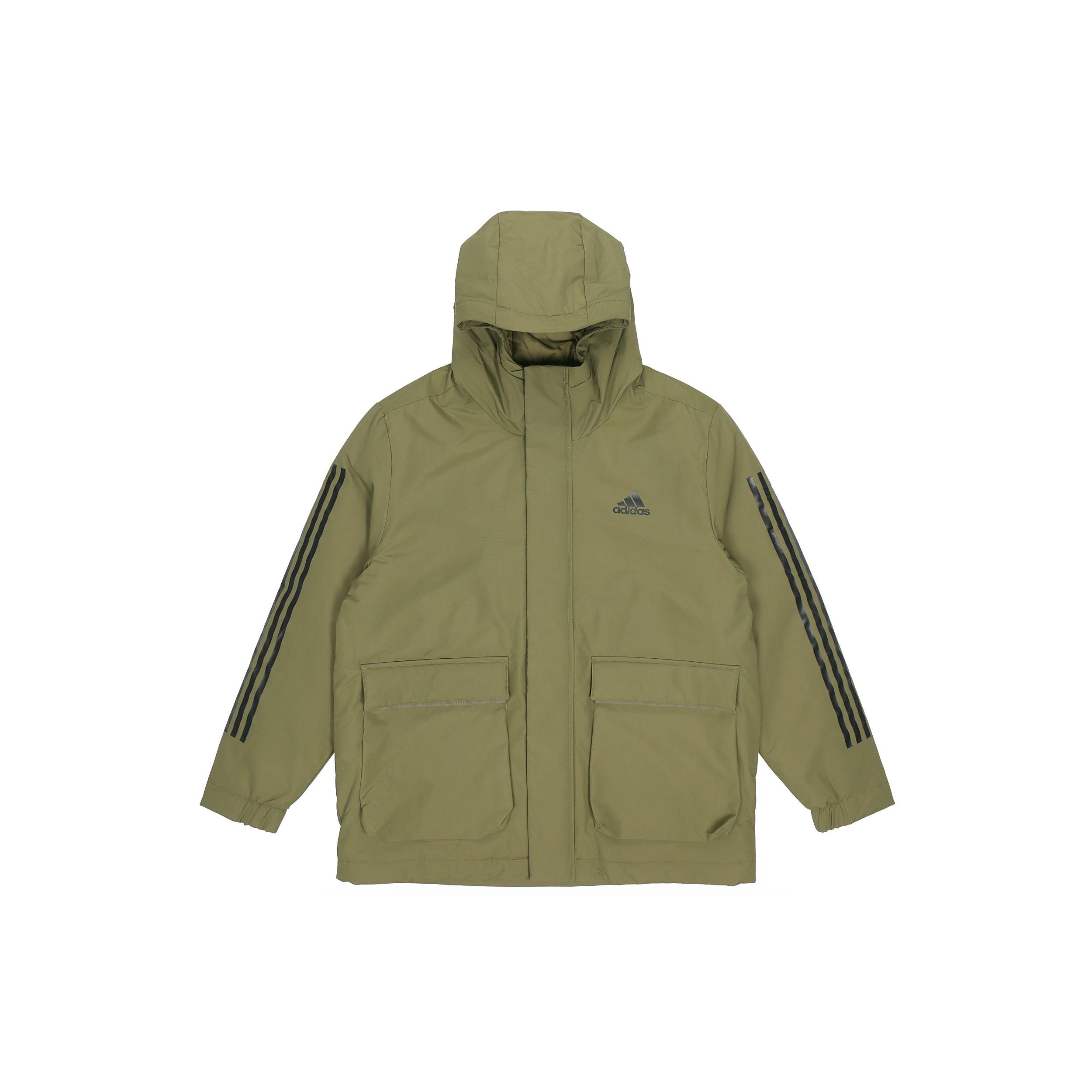 Мужская зимняя пуховая куртка Adidas Оливковый GT1691 M