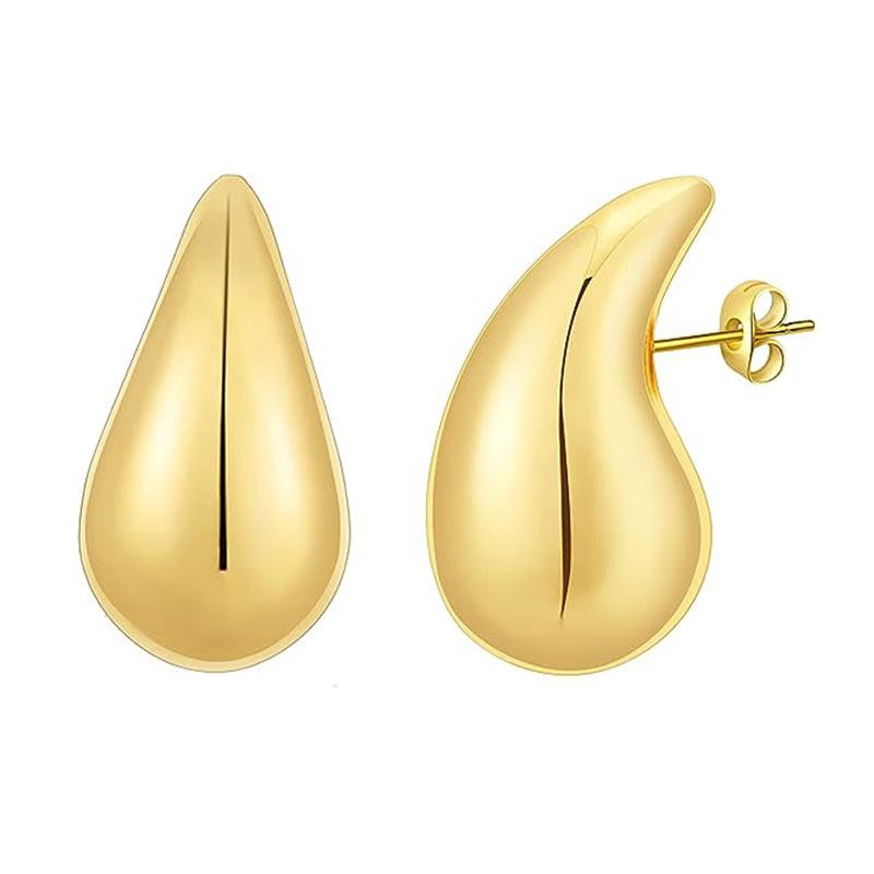 

Популярные серьги-капли для женщин 31mm*18mm золотой