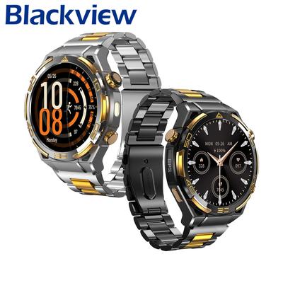 Blackview W90 Pro AI Robuste Smartwatch Integriertes ChatGPT | 1,43" AMOLED-Bildschirm 100+ Sportmodi GPS + Kompass Bluetooth-Anrufe 900mAh Akku