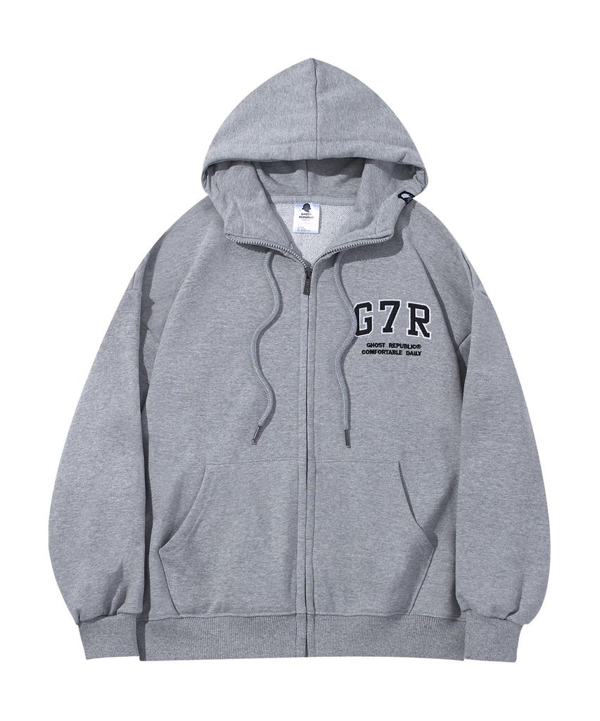 Ghost Republic G7R Arched Oversized Zip-Up Hoodie Ghz-271