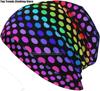 Rainbow Pride Hat Chemo Headwear for Women for Beanie Hat Skull Cap Cancer Headwear Accessories