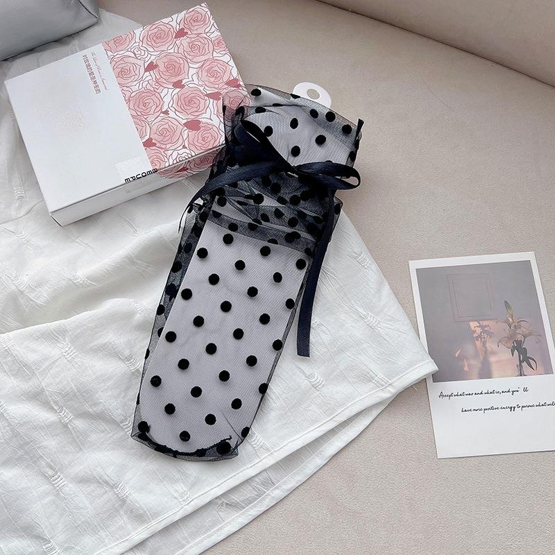 Meias femininas transparentes transparentes coloridas estrela verão ultrafinas nylon meias longas soltas mulheres meninas doces malha renda meias meias