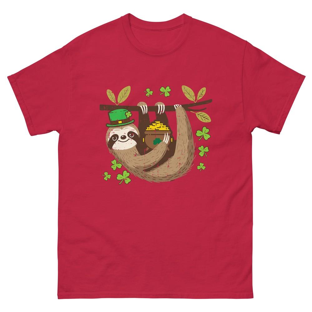 St Patricks Day Sloth Saint Pattys Paddys Kids Unisex Unisex TShirt