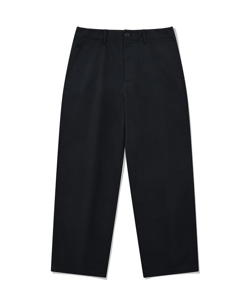COVERNAT Wide Fit Chino Pants Navy