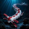 3D-gedrucktes artikuliertes Tiefsee-Monster Subnautic-a Modell Flexible Bloop Meereskreatur Sammlerstück Weihnachtsspielzeug für Erwachsene