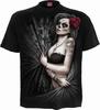 SPIRAL DIRECT DEAD LOVE T-Shirt, Tattoo/Mexican/Sugar Skull/Dark Wear UK Ltd/TopWird In Neuem Fenster Oder Tab Geöffnet