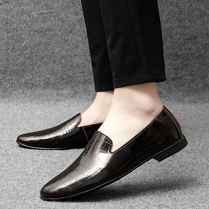 Men's Leather Loafers: Breathable, Soft Sole Slip-On Driving Shoes