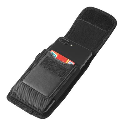Nytt Telefonfodral i Nylon Utomhusfodral Nylonmidjeväska Vertikalt Fodral Fodral