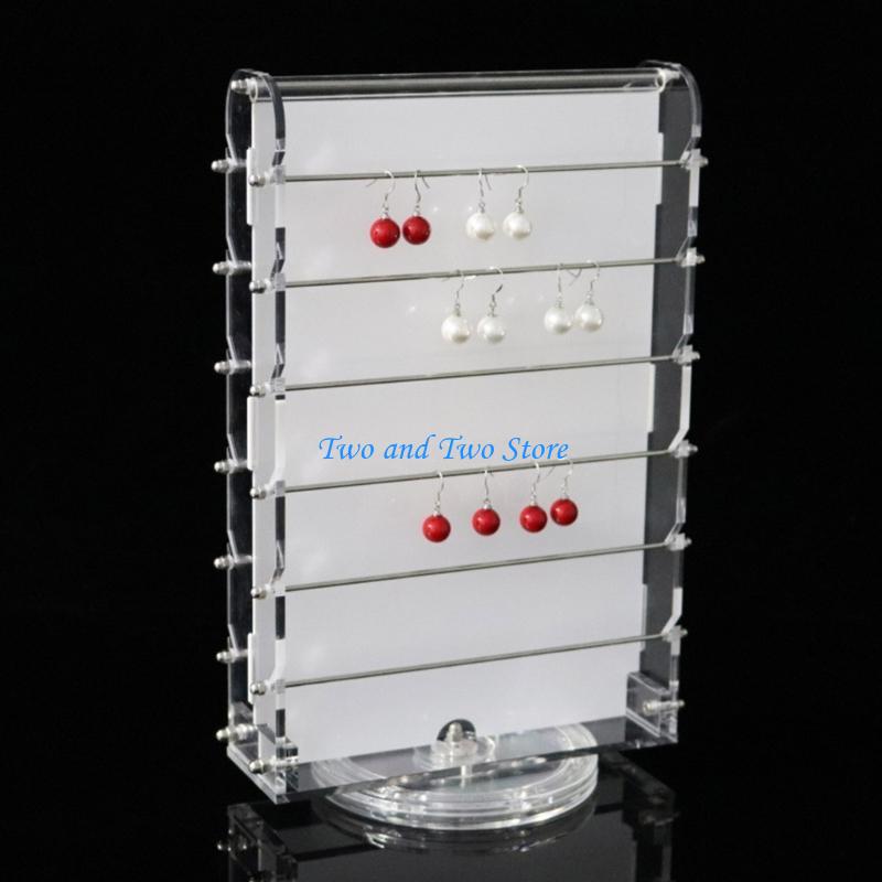 HX6F Multipurpose Acrylic Beads Display Stand Elegant Beads Storage Organizers Holder