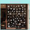 Christmas Snowflake Static Cling Window Decals For Holiday Decor Set Of Six Pvc