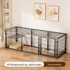 Space-Saving Anti-Escape Cage with Top Cover for Cats and Dogs