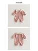 Cute Peter Pan Collar Autumn Baby Romper - Long Sleeve, Korean Style for Girls